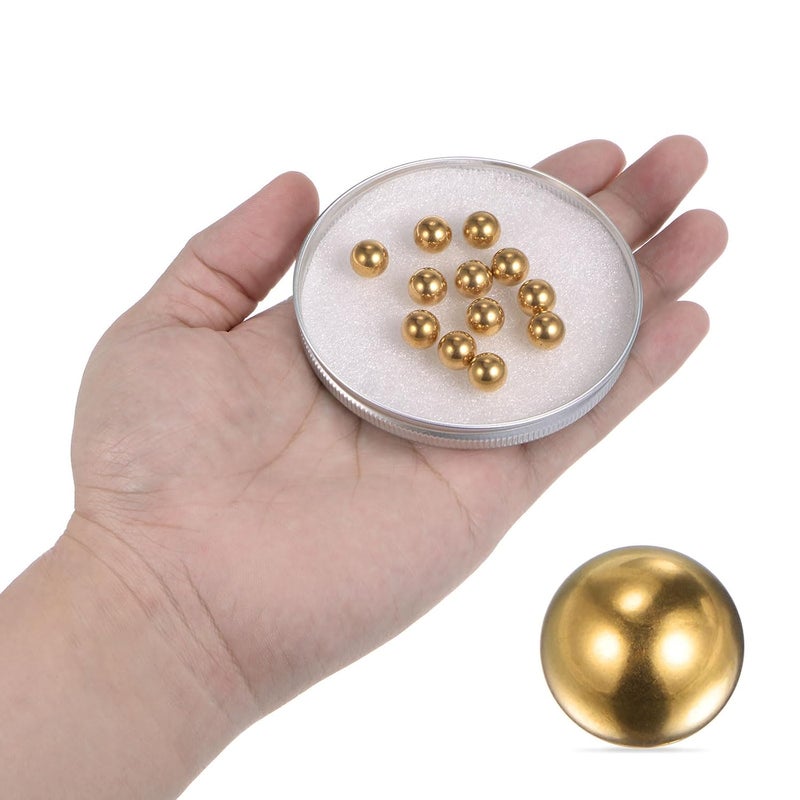 Kozelo 24pcs Brass Precision Balls - [3/8-inch] Round for Bearings Bushings Valves, Machinery, Automotive, and DIY Use - Image 4